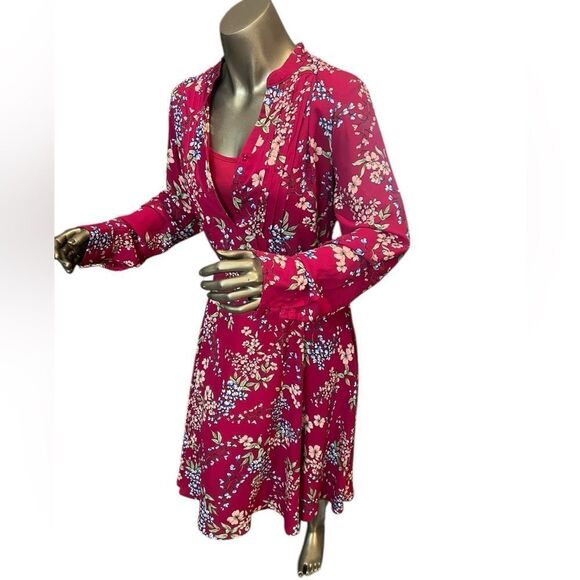 Nanette Lepore Floral Belted Dress - Size 8 - Picture 2 of 5